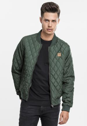 Urban Classics TB862C - Chaqueta de nailon acolchado diamante