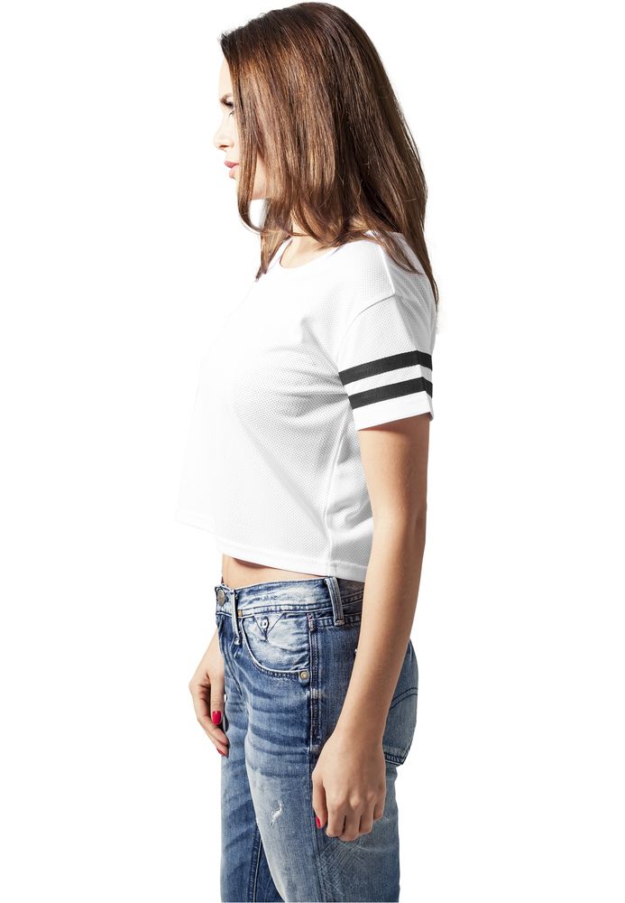 Urban Classics TB1185C - Camiseta de malla corta para mujer