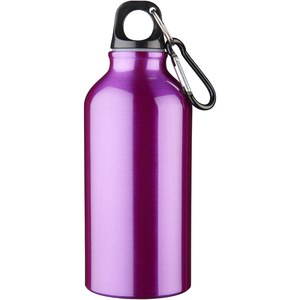 PF Concept 100002 - Botella de 400 ml de aluminio con mosquetón "Oregon" Purple