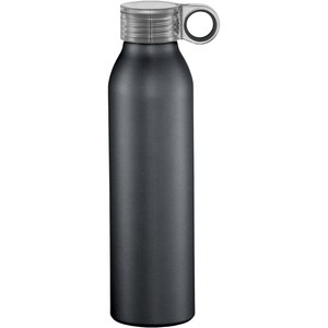 PF Concept 100463 - Botella de aluminio de 650 ml "Grom" Solid Black