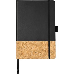 JournalBooks 107320 - Libreta A5 de PU y corcho "Evora" Solid Black