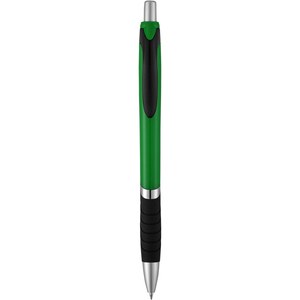 PF Concept 107713 - Bolígrafo de color liso con empuñadura de goma "Turbo" Verde