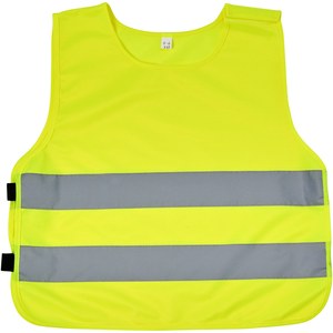 RFX™ 122023 - Chaleco de seguridad con velcro para niños de 7 a 12 años RFX™ "Marie XS" Neon Yellow