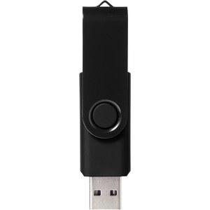 PF Concept 123508 - Memoria USB metálica de 4 GB "Rotate" Solid Black