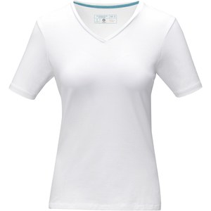 Elevate NXT 38017 - Camiseta orgánica de manga corta para mujer "Kawartha" Blanca