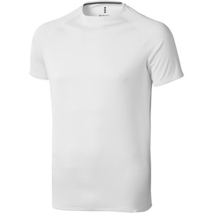 Elevate Life 39010 - Camiseta Cool fit de manga corta para hombre "Niagara" Blanca