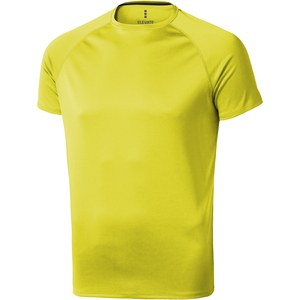 Elevate Life 39010 - Camiseta Cool fit de manga corta para hombre "Niagara" Neon Yellow