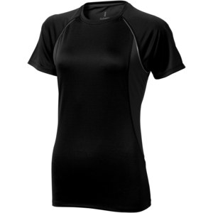 Elevate Life 39016 - Camiseta Cool fit de manga corta para mujer "Quebec" Solid Black