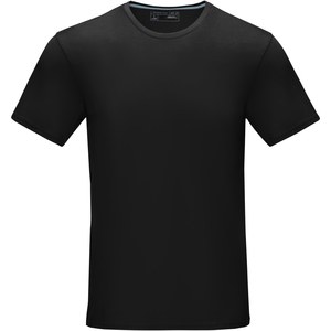 Elevate NXT 37506 - Camiseta orgánica GOTS de manga corta para hombre "Azurite" Solid Black