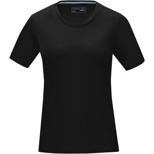 Elevate NXT 37507 - Camiseta orgánica GOTS de manga corta para mujer "Azurite" Solid Black