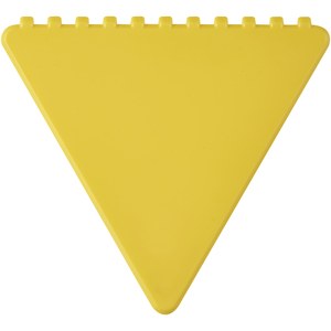 PF Concept 104252 - Rascador de hielo de plástico reciclado triangular "Frosty"  Yellow