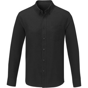 Elevate Essentials 38178 - Camisa de manga larga para hombre "Pollux" Solid Black