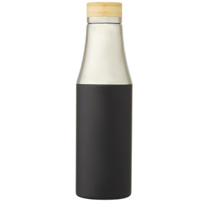 PF Concept 100667 - Botella de acero inoxidable con aislamiento al vacío de cobre de 540 ml "Hulan" Solid Black