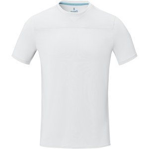Elevate NXT 37522 - Camiseta Cool fit de manga corta para hombre en GRS reciclado "Borax" Blanca