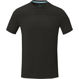 Elevate NXT 37522 - Camiseta Cool fit de manga corta para hombre en GRS reciclado "Borax" Solid Black