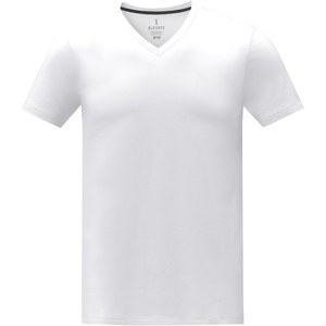 Elevate Life 38030 - Camiseta de manga corta y cuello en V para hombre "Somoto"  Blanca