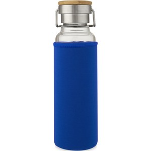 PF Concept 100696 - Botella de vidrio borosilicato con funda de neopreno de 660 ml "Thor" Piscina Azul