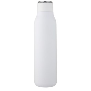 PF Concept 100672 - Botella con aislamiento al vacío de cobre de 600 ml "Marka" Blanca
