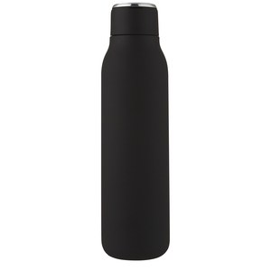 PF Concept 100672 - Botella con aislamiento al vacío de cobre de 600 ml "Marka" Solid Black