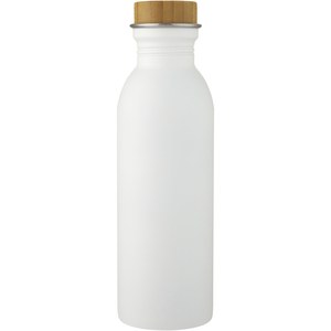 PF Concept 100677 - Botella de acero inoxidable de 650 ml "Kalix" Blanca