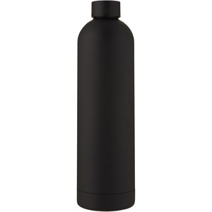 PF Concept 100685 - Botella con aislamiento al vacío de cobre de 1 L "Spring" Solid Black