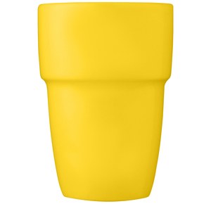 PF Concept 100686 - Set de regalo de 4 vasos apilables de 280 ml "Staki" Yellow