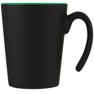 PF Concept 100687 - Taza de cerámica con asa de 360 ml "Oli" Verde