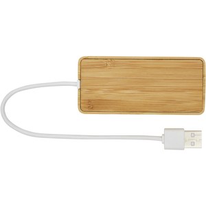 PF Concept 124306 - Hub USB de bambú "Tapas" Naturales