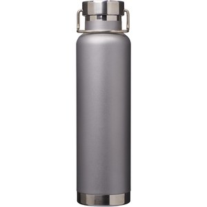 PF Concept 100488 - Botella de 650 ml con aislamiento de cobre al vacío "Thor" Gris