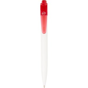 Marksman 107861 - Bolígrafo de plástico procedente del zonas costeras "Thalaasa" Rojo transparente