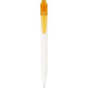 Marksman 107861 - Bolígrafo de plástico procedente del zonas costeras "Thalaasa" Naranja transparente