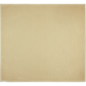 Seasons 113337 - Manta de punto gofre de algodón de 150 x 140 cm "Abele" Beige