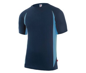 VELILLA V5501 - Camiseta técnica bicolor Navy/Sky Blue