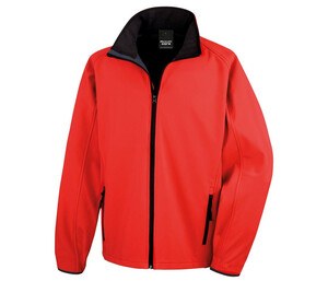 RESULT RS231 - Mens Printable Soft-Shell Jacket Rojo / Negro