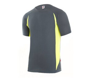 VELILLA V5501 - Camiseta técnica bicolor Grey/Lime