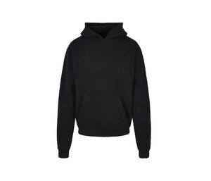 BUILD YOUR BRAND BY162 - Ultra heavy cotton box hoody Negro