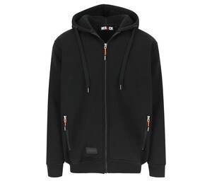 HEROCK HK370 - Water-repellent zip-up hoodie Negro