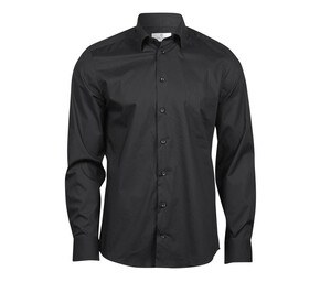 TEE JAYS TJ4024 - Fitted and stretch men's dress shirt Negro