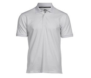 TEE JAYS TJ7000 - Recycled polyester/elastane polo shirt Blanca