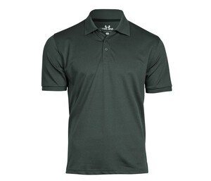 TEE JAYS TJ7000 - Recycled polyester/elastane polo shirt Verde oscuro