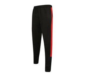 Finden & Hales LV881 - Pantalon de sport slim Negro / Rojo