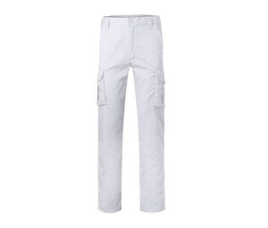 VELILLA V103JS - Pantalón elástico multibolsillos Blanca