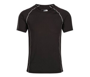 REGATTA RGS227 - Stretch short-sleeved T-shirt Negro