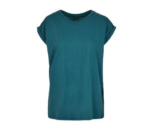 Build Your Brand BY021 - Camiseta mujer con hombros extendidos Teal