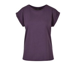 Build Your Brand BY021 - Camiseta mujer con hombros extendidos Purple Night