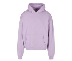 BUILD YOUR BRAND BY162 - Ultra heavy cotton box hoody Lila