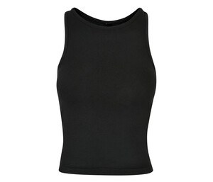 BUILD YOUR BRAND BY208 - LADIES RACER BACK TOP Negro