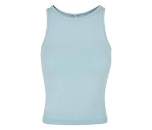 BUILD YOUR BRAND BY208 - LADIES RACER BACK TOP Mar Azul