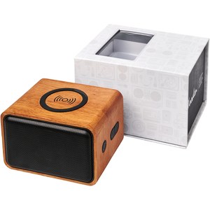 PF Concept 124007 - Altavoz con base de carga inalámbrica de 3 W  "Wooden"