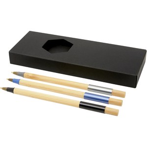 PF Concept 107779 - Set de bolígrafos de bambú de 3 piezas "Kerf"
